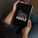 Dogs Are My Favorite People Spiral notebook-Spiral Notebook-I love Veterinary