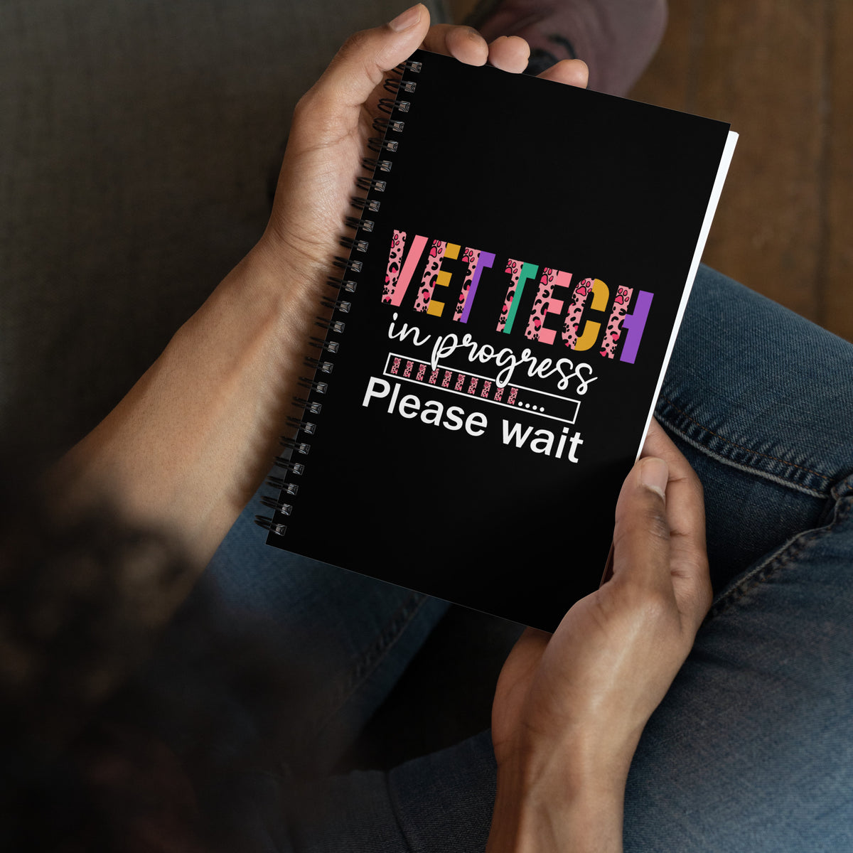 Vet Tech in Progress... Spiral notebook-Spiral Notebook-I love Veterinary