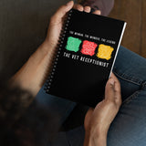 The woman, the wonder, the legend - the Vet Receptionist Spiral notebook-I love Veterinary