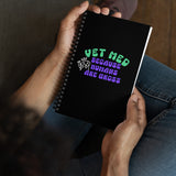 Vet Med because humans are gross Spiral notebook-I love Veterinary