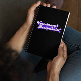 Veterinary Receptionist Spiral notebook-I love Veterinary