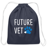 Future Vet Drawstring Bag-Cotton Drawstring Bag | Q-Tees Q4500-I love Veterinary