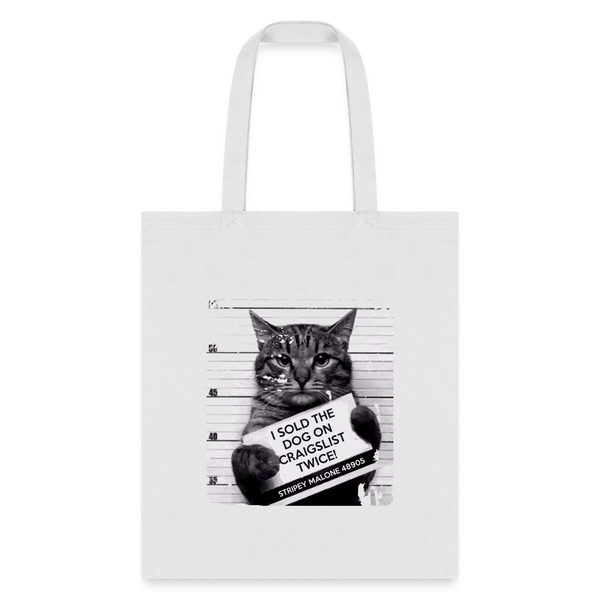 I Sold The Dog On Craigslist Twice! Tote Bag-Tote Bag | Q-Tees Q800-I love Veterinary