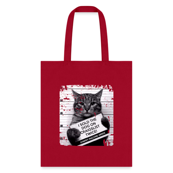 I Sold The Dog On Craigslist Twice! Tote Bag-Tote Bag | Q-Tees Q800-I love Veterinary