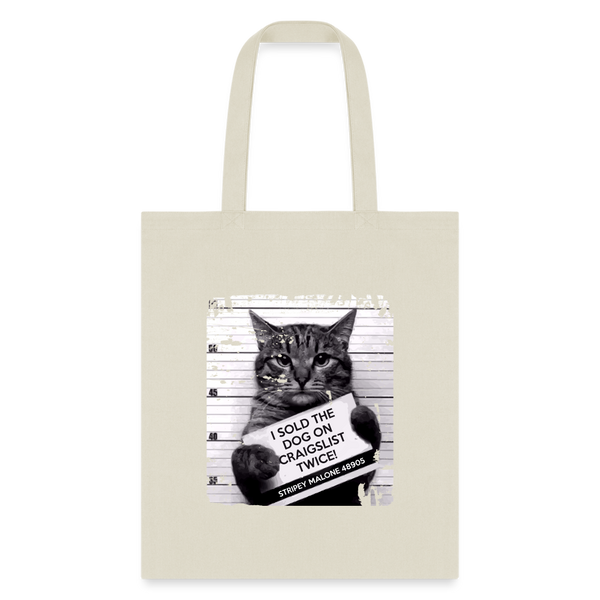 I Sold The Dog On Craigslist Twice! Tote Bag-Tote Bag | Q-Tees Q800-I love Veterinary