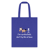 Don't try this at home Tote Bag-Tote Bag | Q-Tees Q800-I love Veterinary