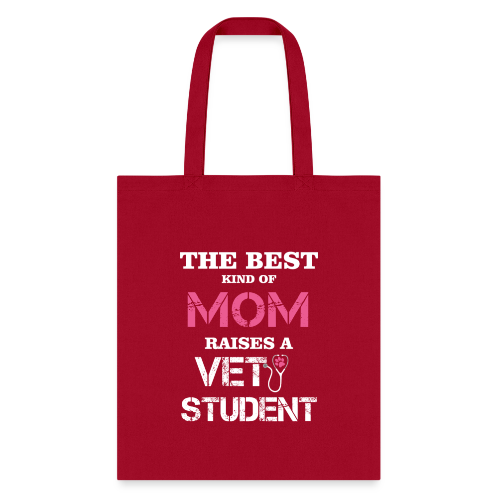 The best kind of Mom raises a Vet Student Tote Bag-Tote Bag | Q-Tees Q800-I love Veterinary