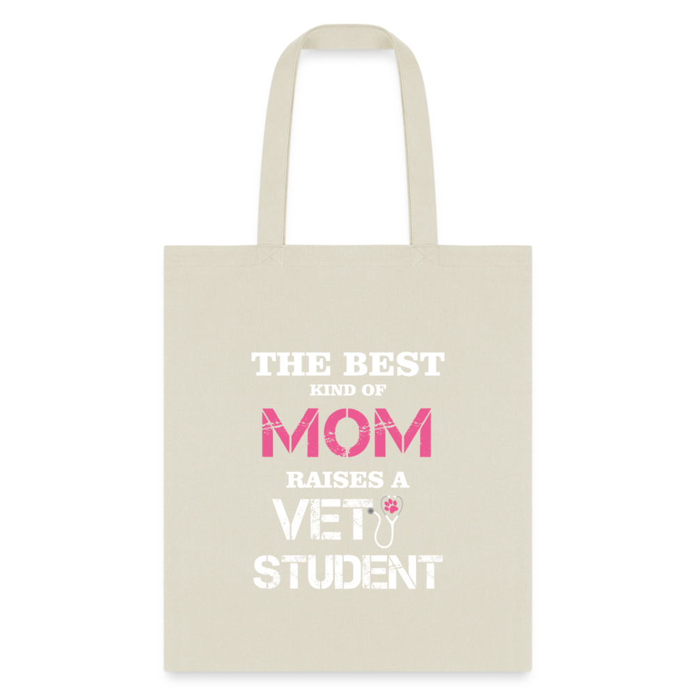 The best kind of Mom raises a Vet Student Tote Bag-Tote Bag | Q-Tees Q800-I love Veterinary