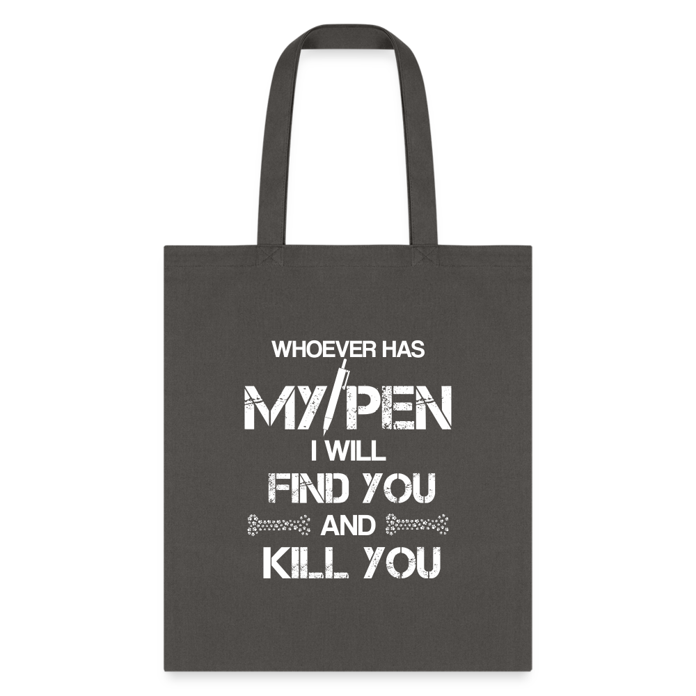 My Pen Cotton Tote Bag-Tote Bag | Q-Tees Q800-I love Veterinary