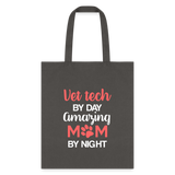 Vet Tech by day amazing Mom by night Tote Bag-Tote Bag | Q-Tees Q800-I love Veterinary