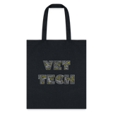 Vet Tech Typography Tote Bag-Tote Bag | Q-Tees Q800-I love Veterinary