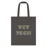 Vet Tech Typography Tote Bag-Tote Bag | Q-Tees Q800-I love Veterinary