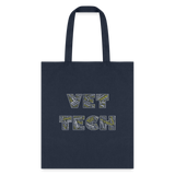 Vet Tech Typography Tote Bag-Tote Bag | Q-Tees Q800-I love Veterinary