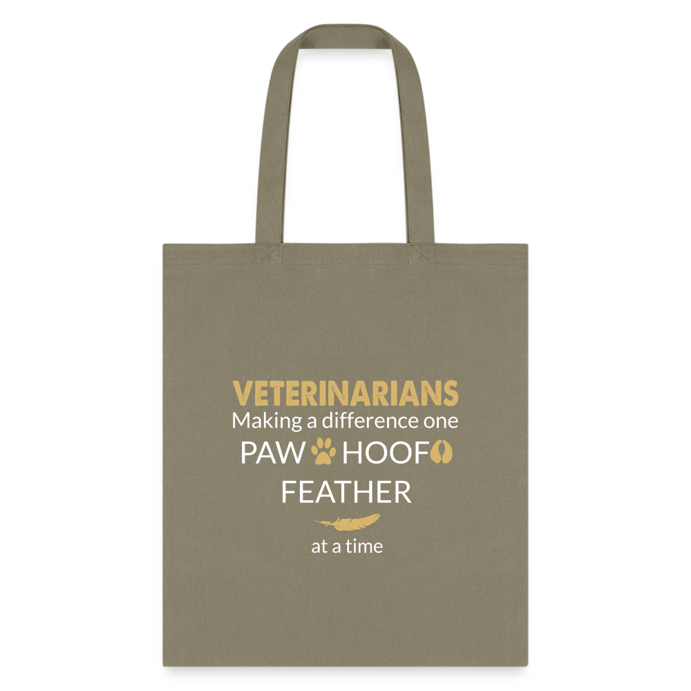 Making a Difference Tote Bag-Tote Bag | Q-Tees Q800-I love Veterinary