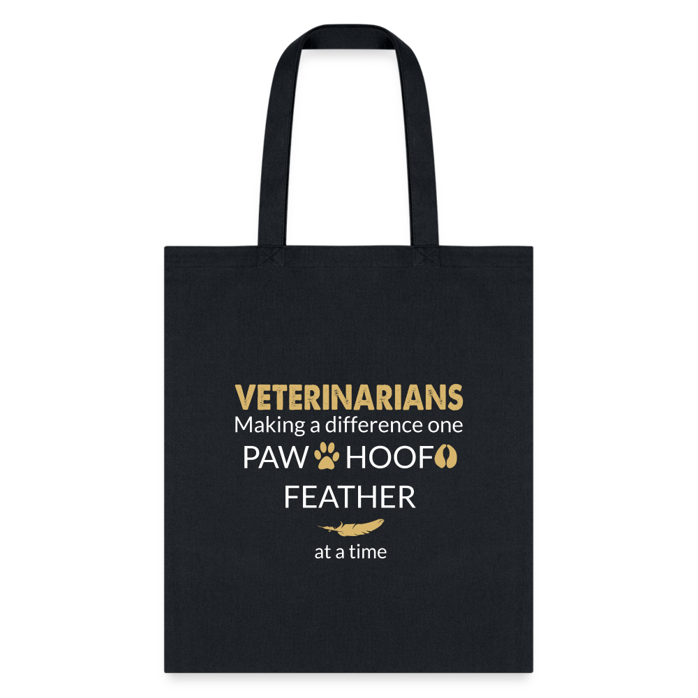 Making a Difference Tote Bag-Tote Bag | Q-Tees Q800-I love Veterinary