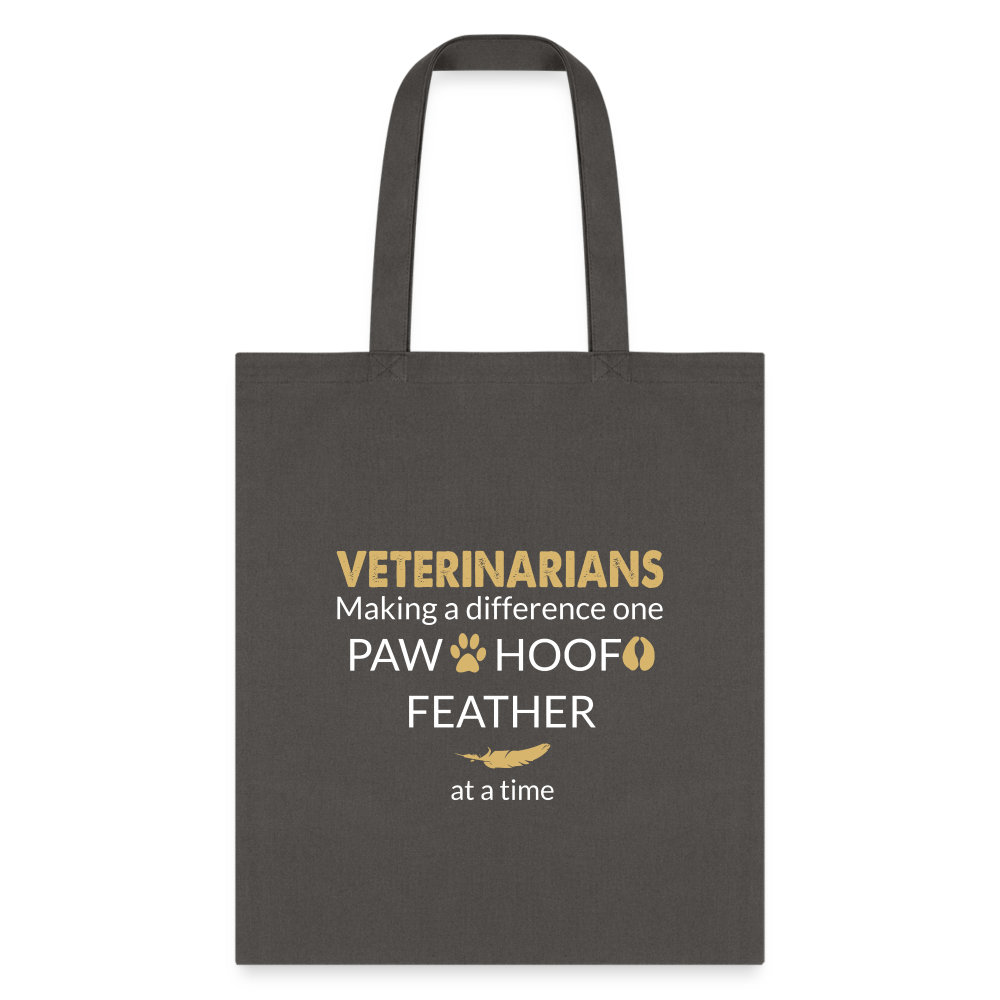 Making a Difference Tote Bag-Tote Bag | Q-Tees Q800-I love Veterinary