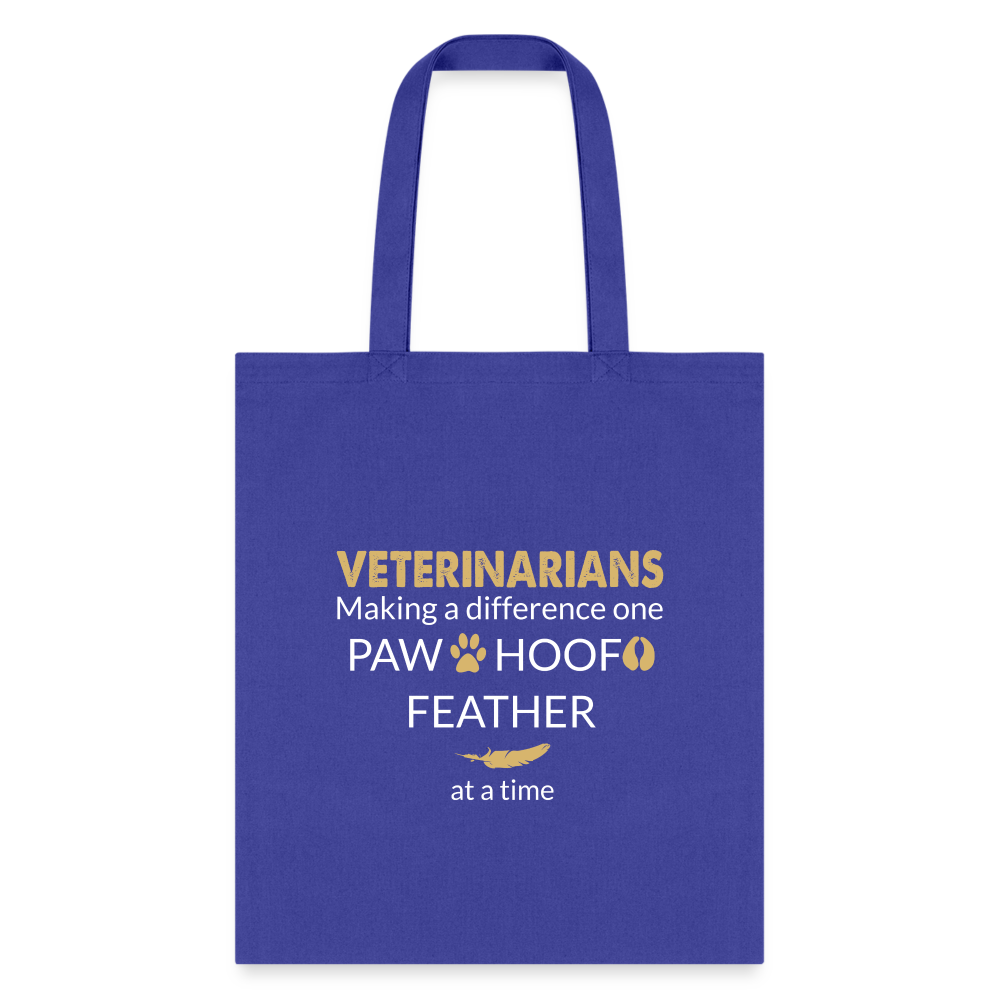 Making a Difference Tote Bag-Tote Bag | Q-Tees Q800-I love Veterinary