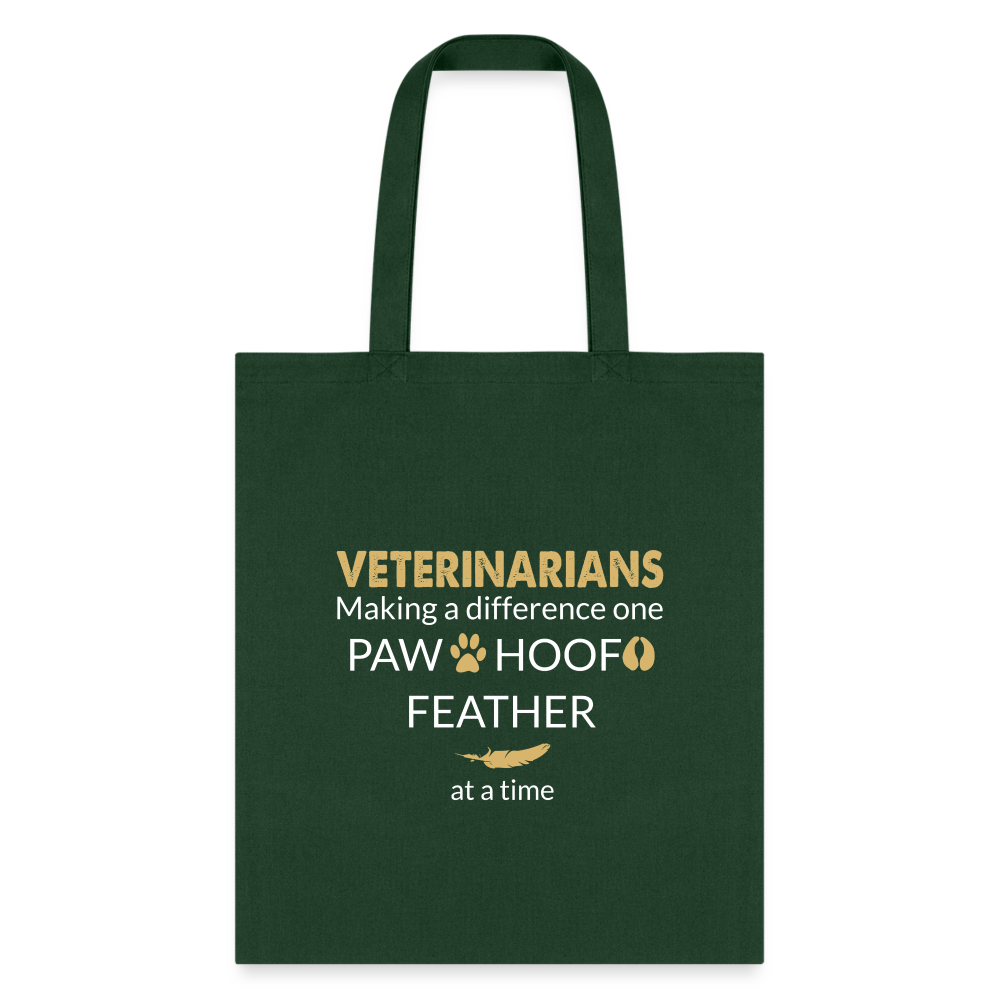 Making a Difference Tote Bag-Tote Bag | Q-Tees Q800-I love Veterinary