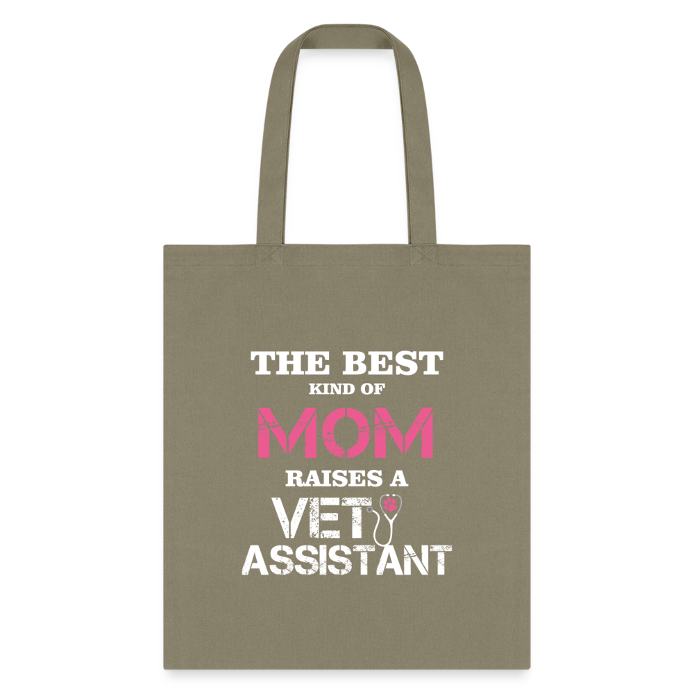 The best kind of Mom raises a Vet Assistant Tote Bag-Tote Bag | Q-Tees Q800-I love Veterinary