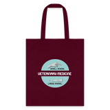 Veterinary Medicine - Small & Big animal Cotton Tote Bag-Tote Bag | Q-Tees Q800-I love Veterinary