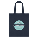 Veterinary Medicine - Small & Big animal Cotton Tote Bag-Tote Bag | Q-Tees Q800-I love Veterinary