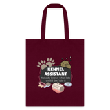 Kennel Assistant, nobody knows what I do until I don't do it Cotton Tote Bag Tote Bag-Tote Bag | Q-Tees Q800-I love Veterinary