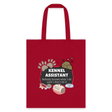 Kennel Assistant, nobody knows what I do until I don't do it Cotton Tote Bag Tote Bag-Tote Bag | Q-Tees Q800-I love Veterinary