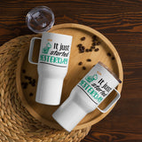 It just started yesterday Funny Travel mug with a handle-Travel Mug with a Handle-I love Veterinary