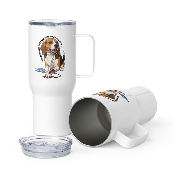 Nice catheter! Travel Mug With a Handle-I love Veterinary