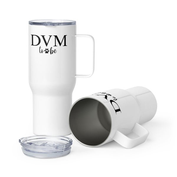 DVM to be Travel Mug With a Handle-I love Veterinary