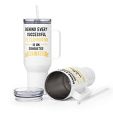 Successful Vet, Exhausted Vet Tech Travel mug with a handle-Travel Mug with a Handle-I love Veterinary