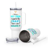 I'm Vet tech Travel mug with a handle-Travel Mug with a Handle-I love Veterinary