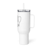 Personalized Instruments Travel mug with a handle-Travel Mug with a Handle-I love Veterinary