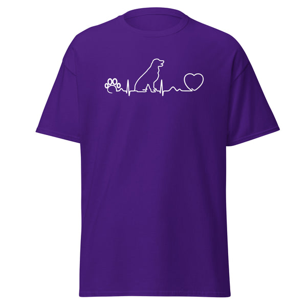 NOMV Dog Heartbeat Unisex T-Shirt-Unisex T-Shirt | Bella + Canvas 3001-I love Veterinary