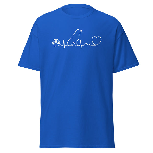 NOMV Dog Heartbeat Unisex T-Shirt-Unisex T-Shirt | Bella + Canvas 3001-I love Veterinary