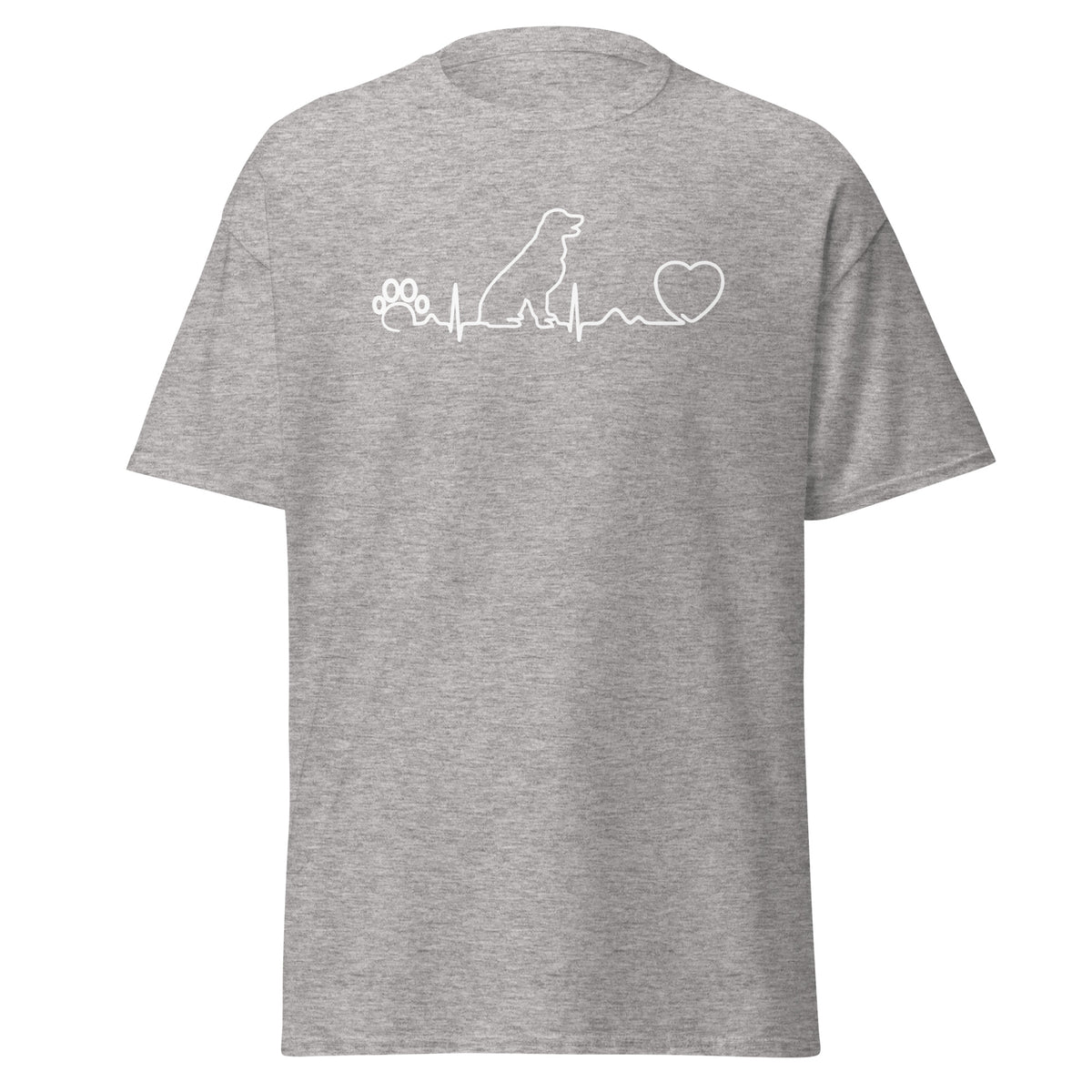 NOMV Dog Heartbeat Unisex T-Shirt-Unisex T-Shirt | Bella + Canvas 3001-I love Veterinary