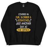 Fur, Slobber, Scratches Unisex Crewneck Sweatshirt-Unisex Crewneck Sweatshirt | Gildan 18000-I love Veterinary