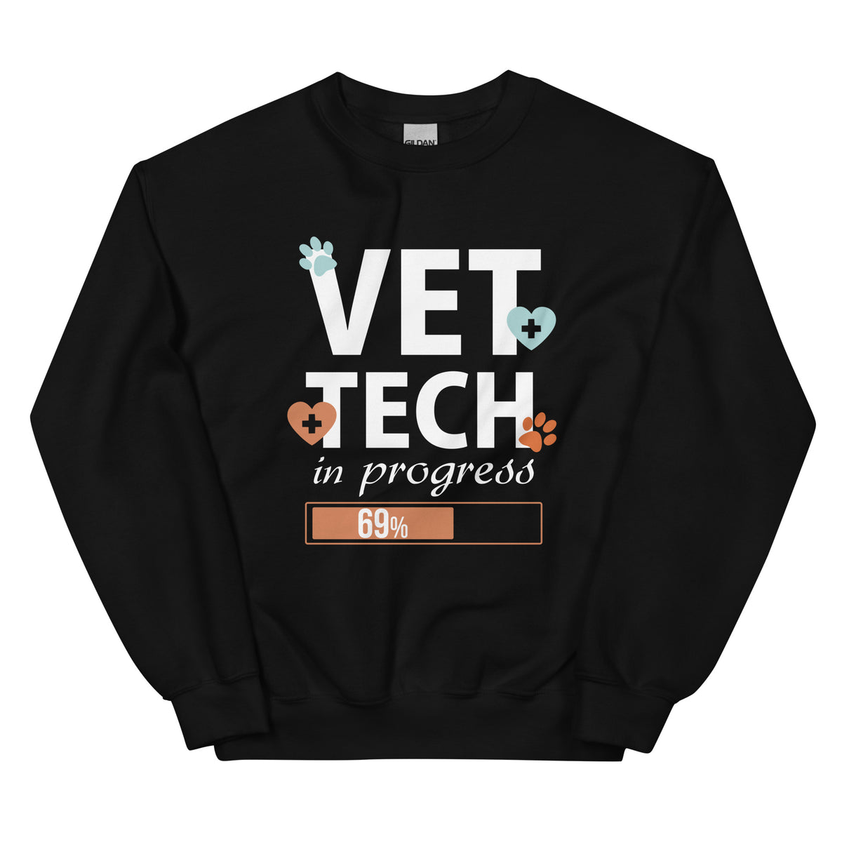 Vet Tech in Progress Unisex Crewneck Sweatshirt-I love Veterinary