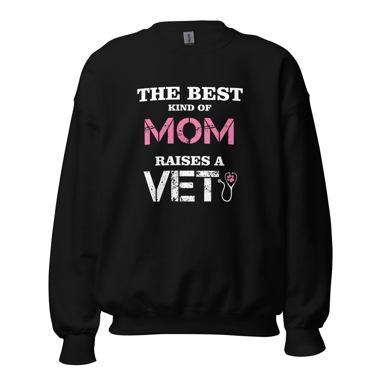 The best kind of Mom raises a Veterinarian Unisex Crewneck Sweatshirt-I love Veterinary