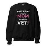 The best kind of Mom raises a Veterinarian Unisex Crewneck Sweatshirt-Unisex Crewneck Sweatshirt | Gildan 18000-I love Veterinary