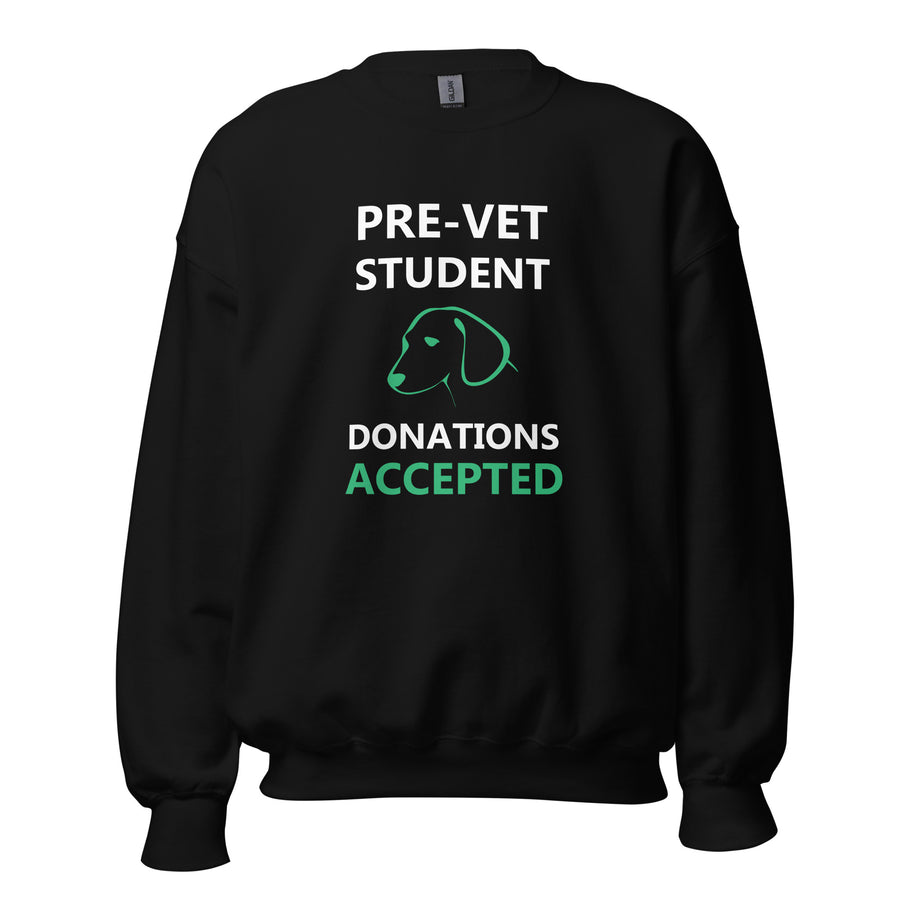 Pre - Vet Student Unisex Crewneck Sweatshirt-I love Veterinary
