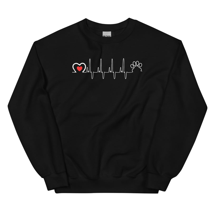Animal Love Beat Unisex Crewneck Sweatshirt-I love Veterinary