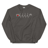 Animal Love Beat Unisex Crewneck Sweatshirt-I love Veterinary