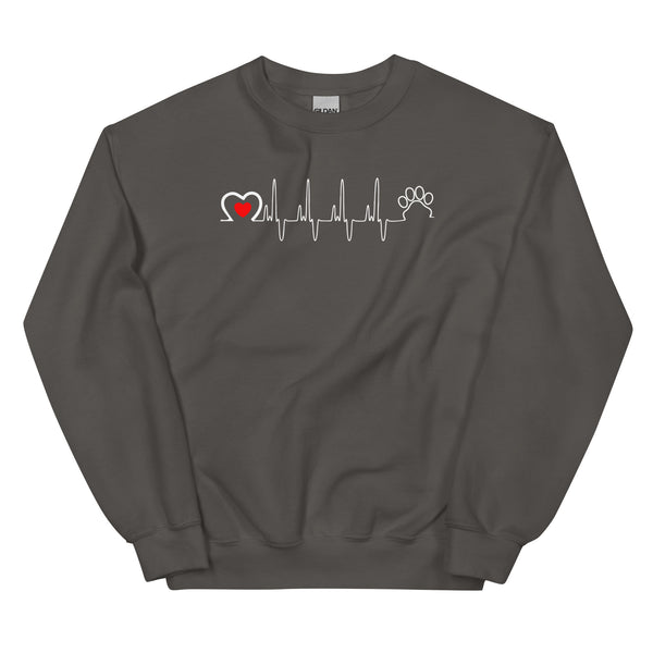 Animal Love Beat Unisex Crewneck Sweatshirt-I love Veterinary