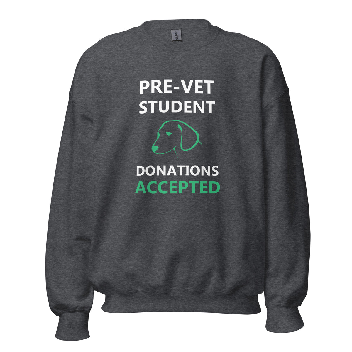 Pre - Vet Student Unisex Crewneck Sweatshirt-I love Veterinary