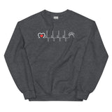 Animal Love Beat Unisex Crewneck Sweatshirt-I love Veterinary