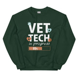 Vet Tech in Progress Unisex Crewneck Sweatshirt-I love Veterinary