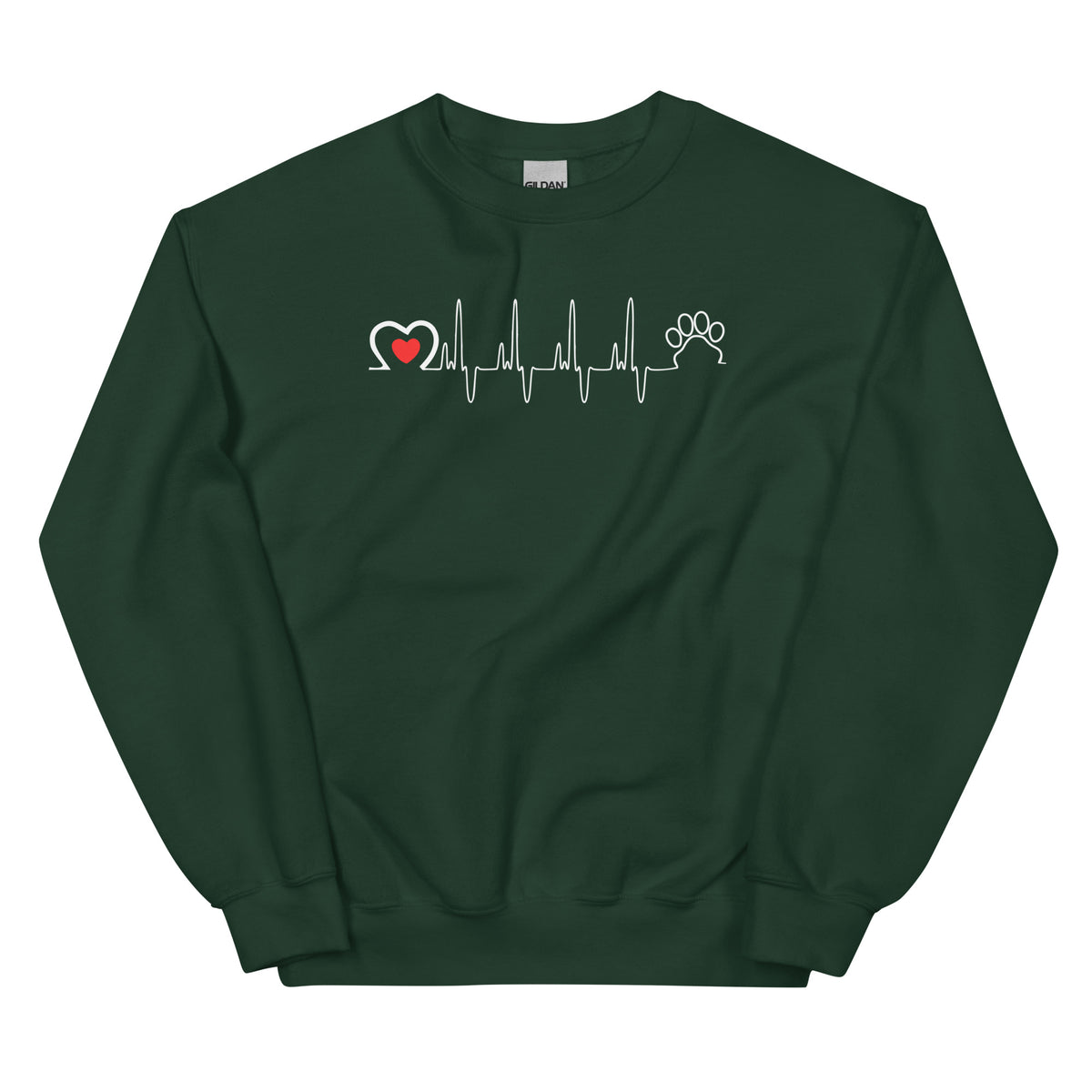 Animal Love Beat Unisex Crewneck Sweatshirt-I love Veterinary