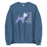 Until someone ends up in a cone Unisex Crewneck Sweatshirt-Unisex Crewneck Sweatshirt | Gildan 18000-I love Veterinary