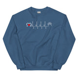 Animal Love Beat Unisex Crewneck Sweatshirt-I love Veterinary